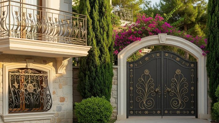 Ferforje Kapı ve Koruma Demiri uygulamaları